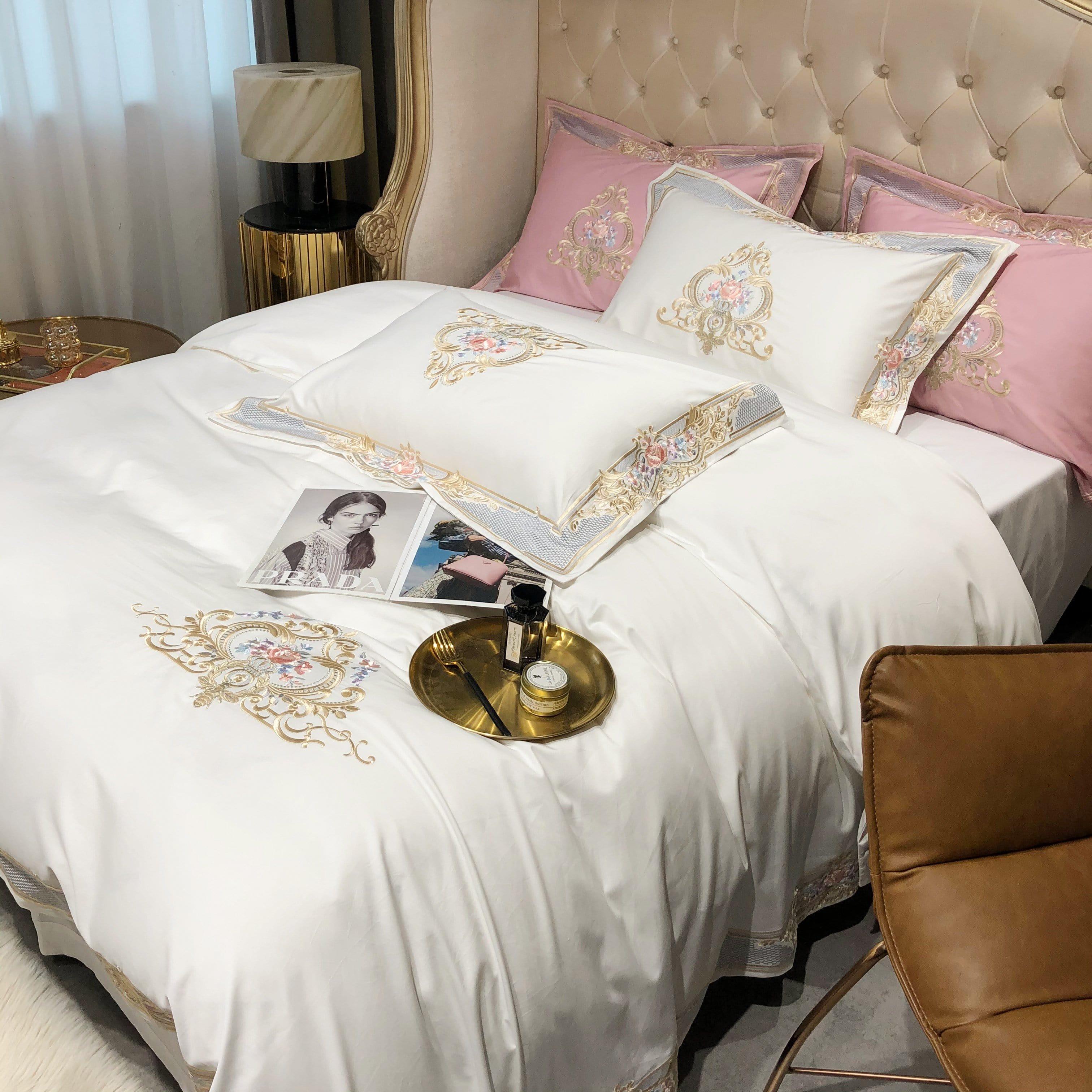 Temperature-Regulating Prarie White Duvet Cover — Breathable Lyocell Blend, Queen 90x90in | OEKO-TEX, Machine Washable — view 14