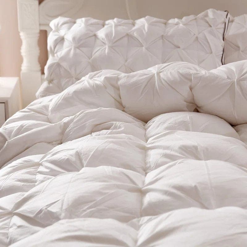 Temperature-Regulating Premium Goose Down Duvet Duvet Cover — Breathable Lyocell Blend, Queen 90x90in | OEKO-TEX, Machine Washable — view 6