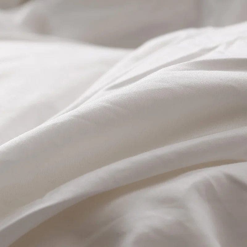 Temperature-Regulating Premium Goose Down Duvet Duvet Cover — Breathable Lyocell Blend, Queen 90x90in | OEKO-TEX, Machine Washable — view 13