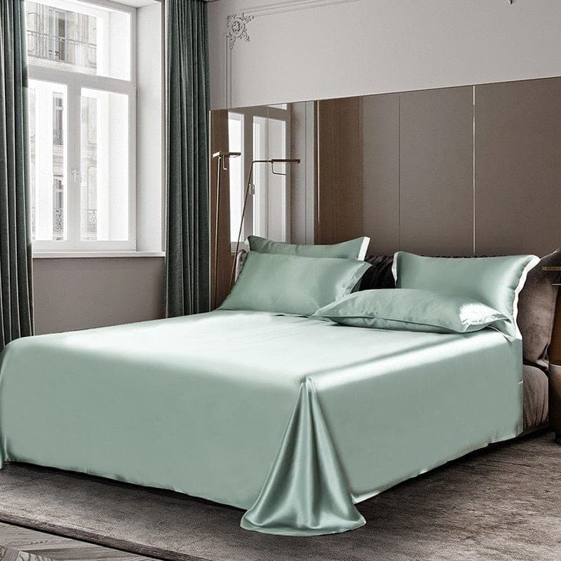 Hair & Skin-Friendly Green Mulberry Silk Bedding — 22-Momme Mulberry Silk, Queen | OEKO-TEX, Hypoallergenic — view 5
