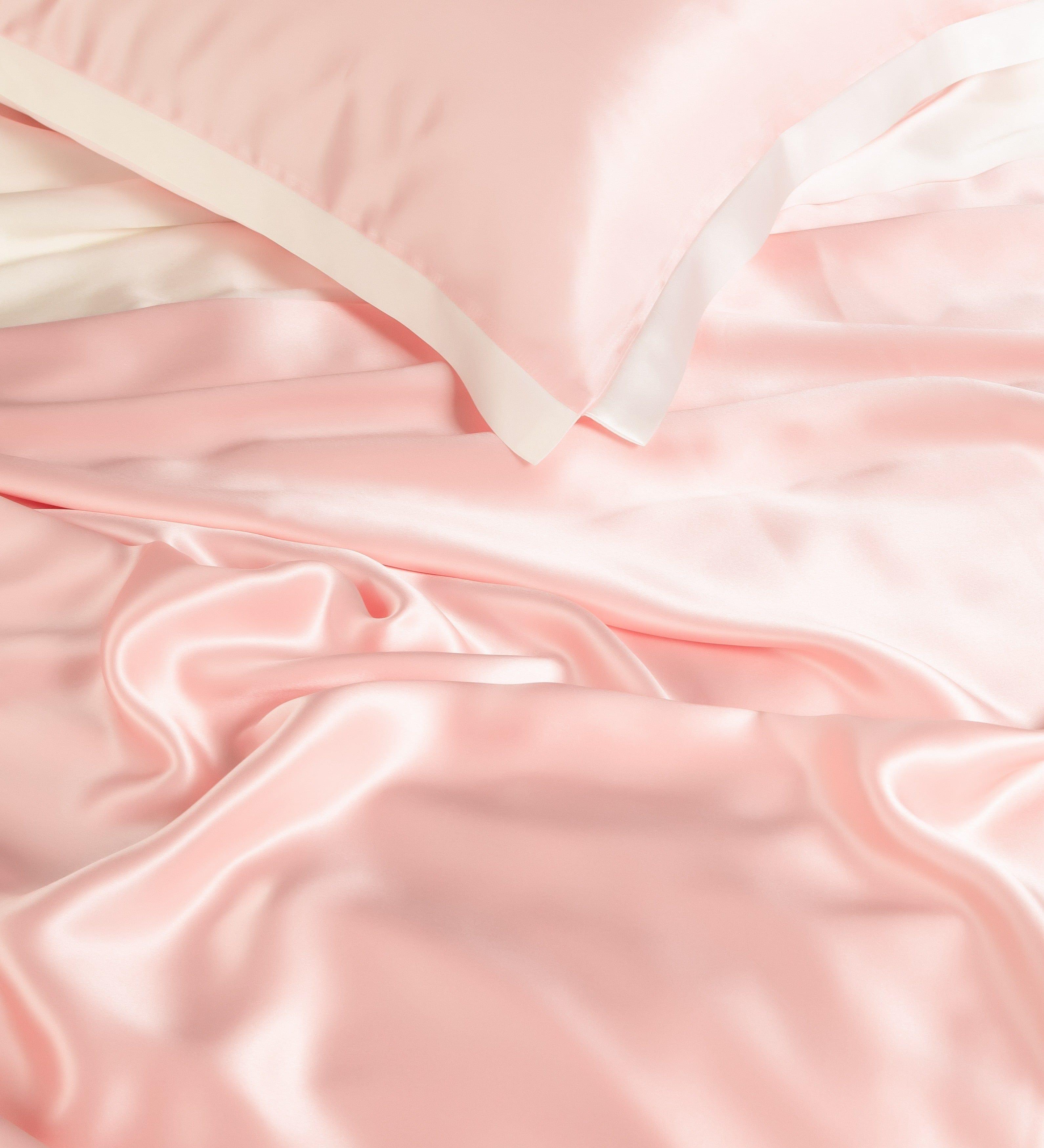 Hair & Skin-Friendly Pink Mulberry Silk Bedding — 22-Momme Mulberry Silk, Queen | OEKO-TEX, Hypoallergenic — view 10