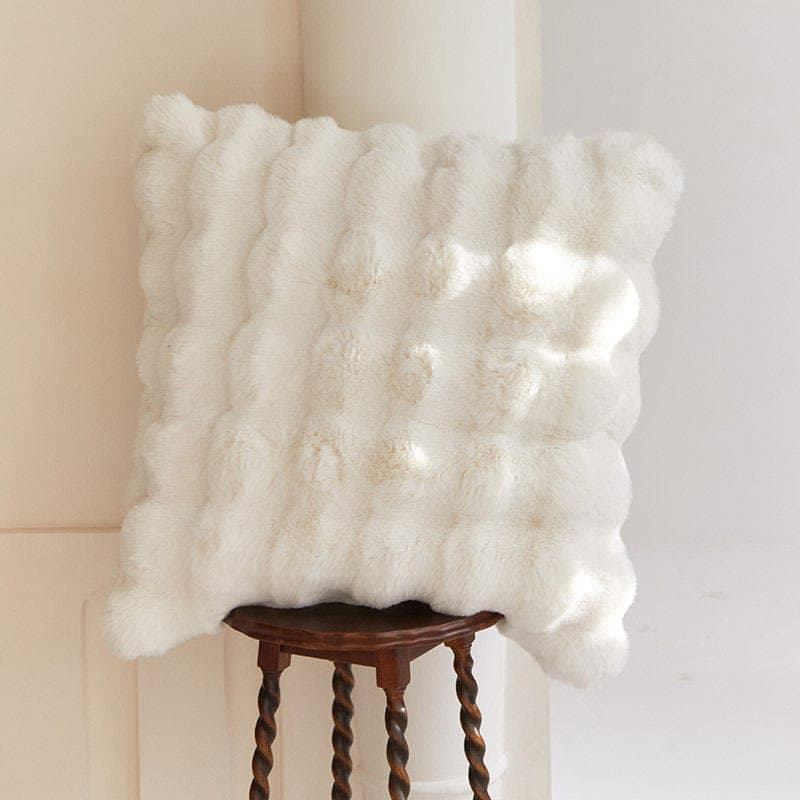Cozy & Luxurious Rabbit Faux Fur Blanket — Faux Fur & Polyester, Queen | Machine Washable — view 14