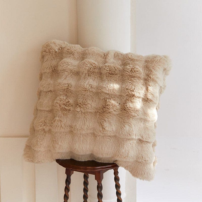 Cozy & Luxurious Rabbit Faux Fur Blanket — Faux Fur & Polyester, Queen | Machine Washable — view 15