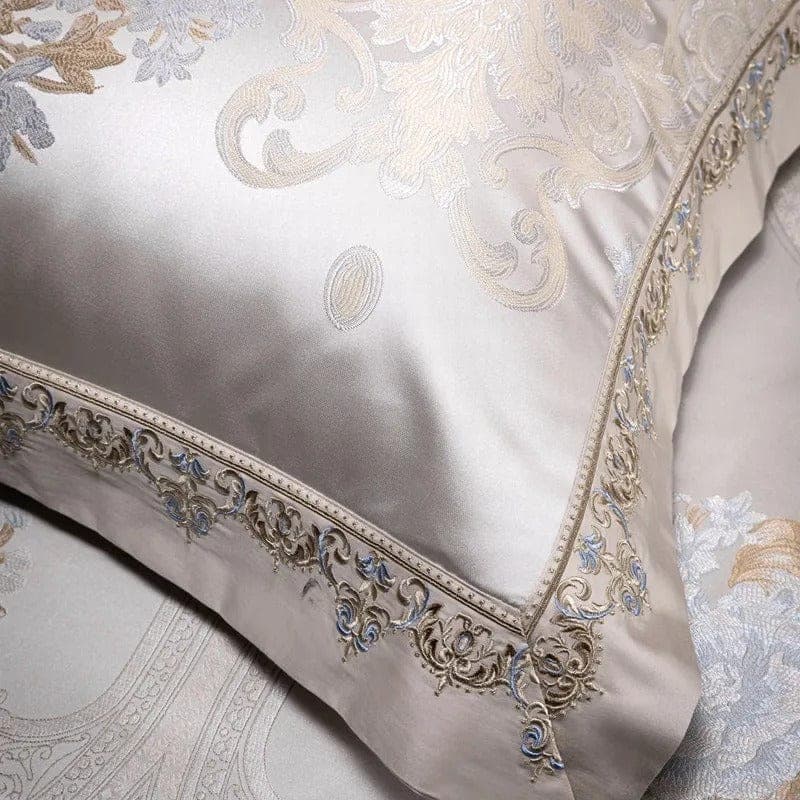 Temperature-Regulating Regal Comfort Duvet Cover — Breathable Lyocell Blend, Queen 90x90in | OEKO-TEX, Machine Washable — view 9