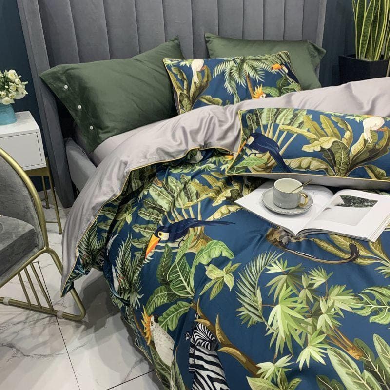 Soft Egyptian Cotton Duvet Cover Set for Luxury Sleep — 600TC, All-Season, Full/Queen/King | Lumuwala