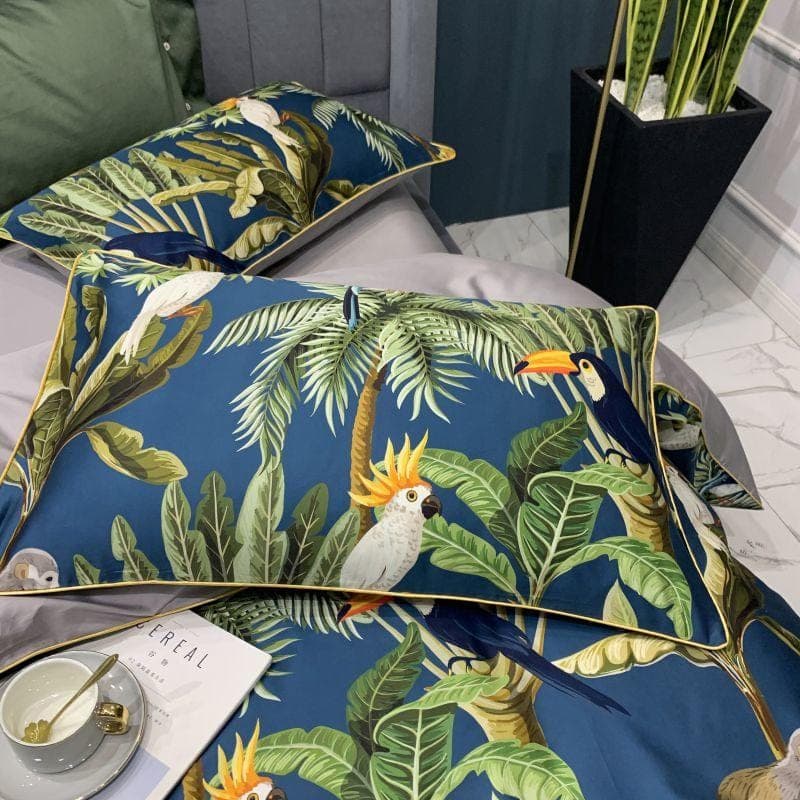 Soft Egyptian Cotton Duvet Cover Set for Luxury Sleep — 600TC, All-Season, Full/Queen/King | Lumuwala — view 2