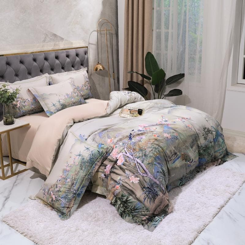 Solitude Duvet Cover Set (Long-staple Sateen Cotton) — view 1