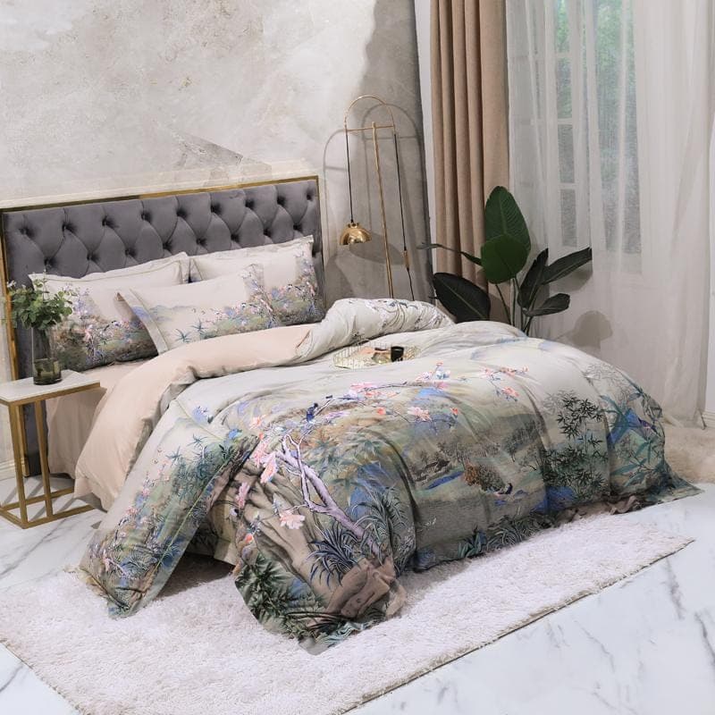 Solitude Duvet Cover Set (Long-staple Sateen Cotton) — view 2