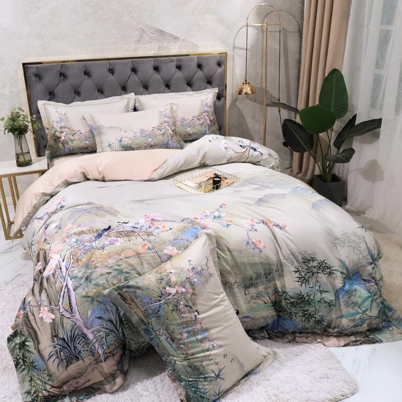 Solitude Duvet Cover Set (Long-staple Sateen Cotton) — view 3