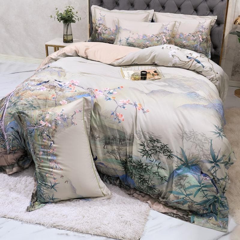 Solitude Duvet Cover Set (Long-staple Sateen Cotton) — view 4