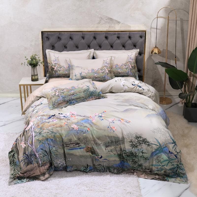 Solitude Duvet Cover Set (Long-staple Sateen Cotton) — view 5
