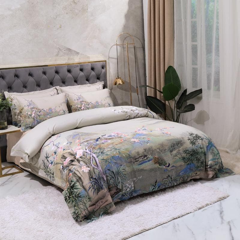 Solitude Duvet Cover Set (Long-staple Sateen Cotton) — view 6