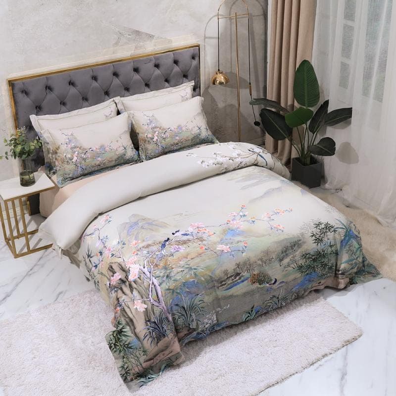 Solitude Duvet Cover Set (Long-staple Sateen Cotton) — view 7