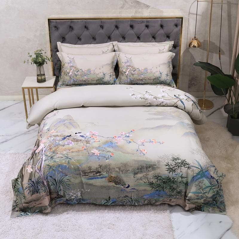 Solitude Duvet Cover Set (Long-staple Sateen Cotton) — view 8