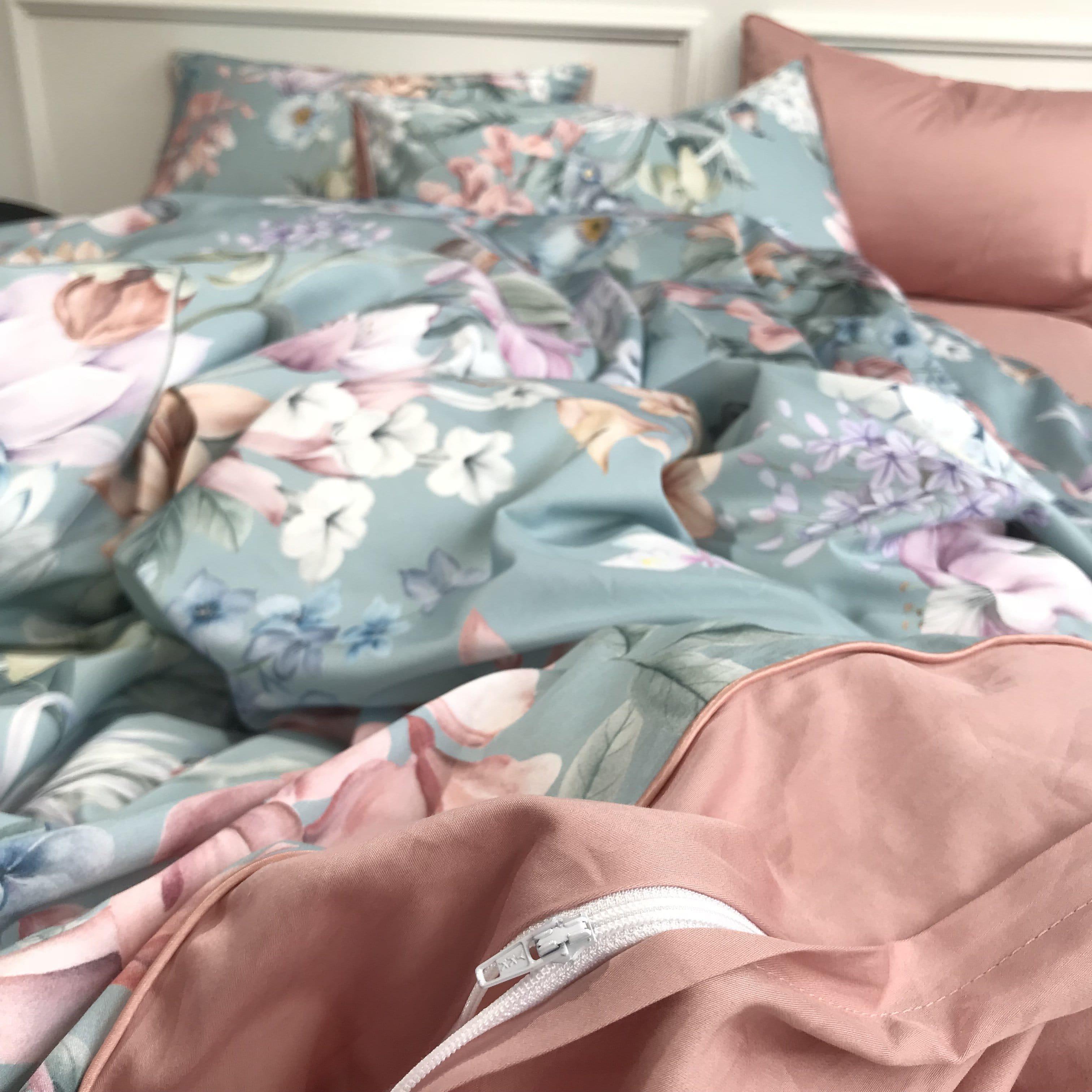 Sunset Blues Duvet Cover Set (Long-staple Sateen Cotton) — view 5