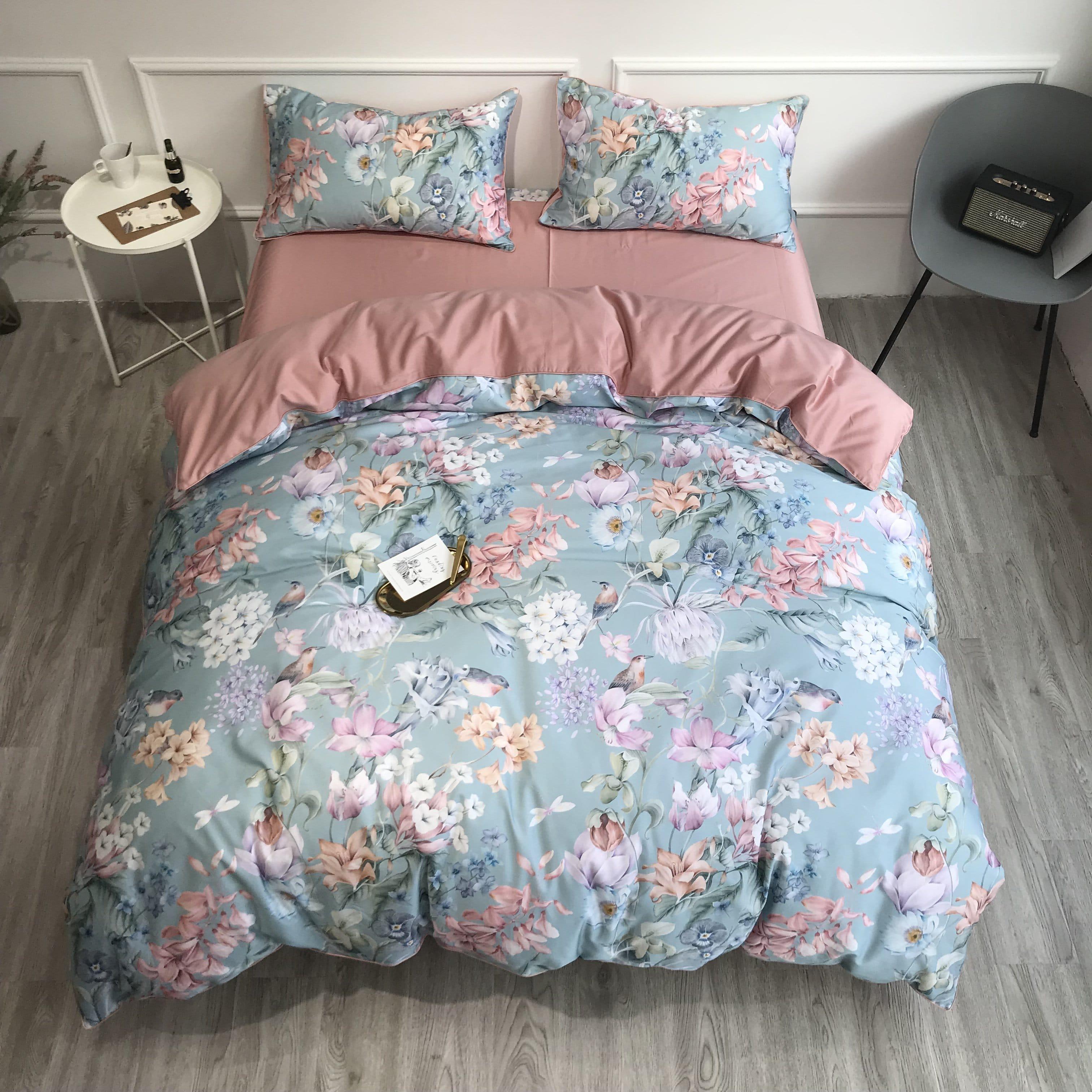 Sunset Blues Duvet Cover Set (Long-staple Sateen Cotton) — view 20