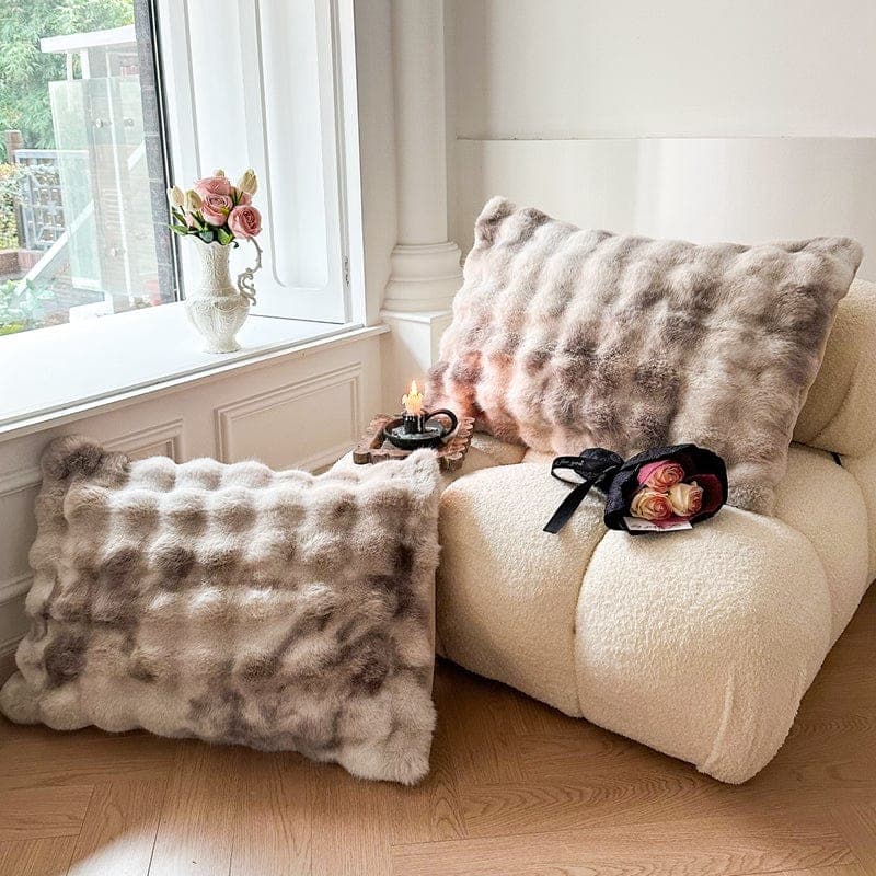 Tie Dye Rabbit Faux-Fur Blanket Throw — view 10
