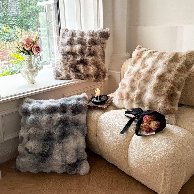 Tie Dye Rabbit Faux-Fur Blanket Throw — view 13