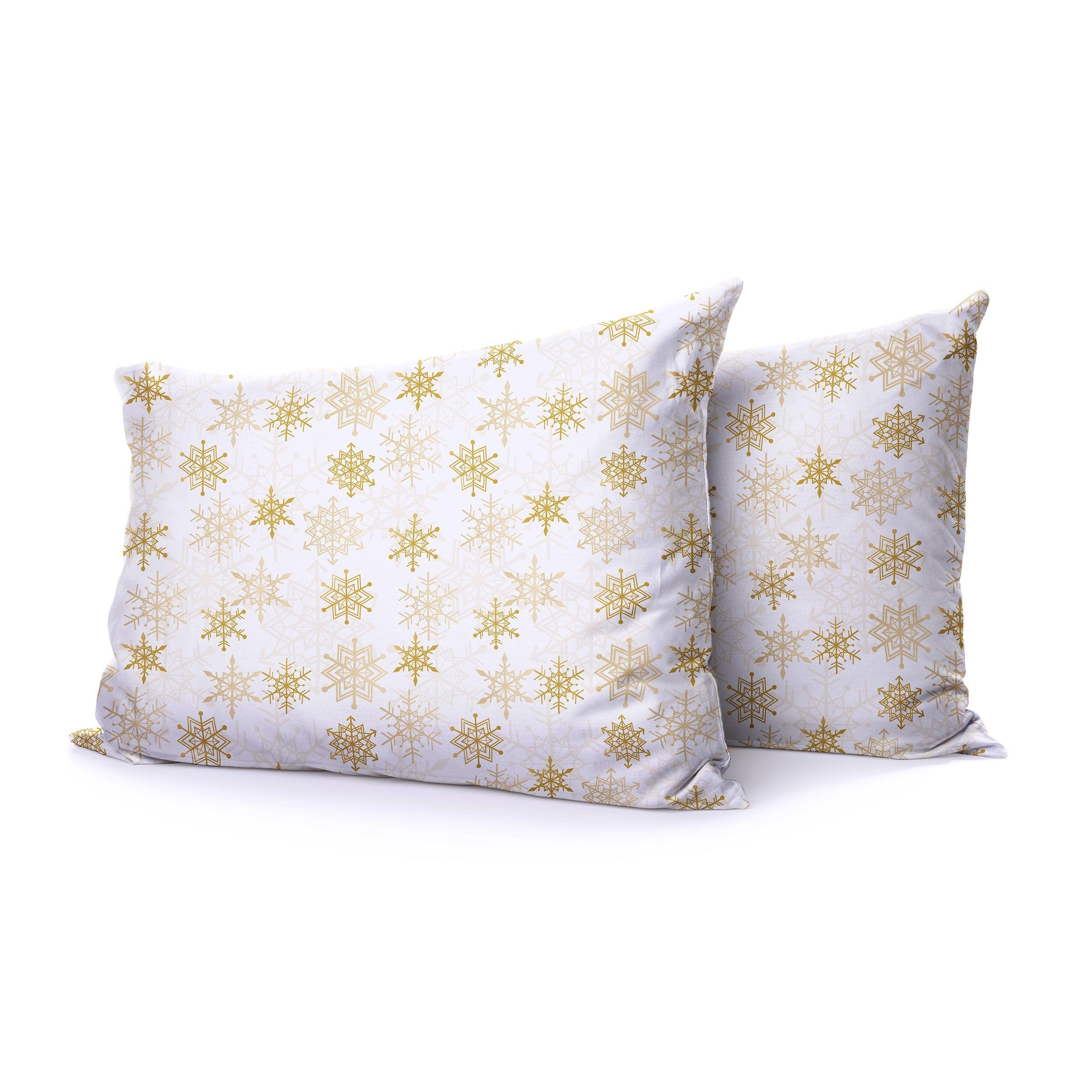 Winter Christmas Snowflakes Duvet Cover Set — view 6