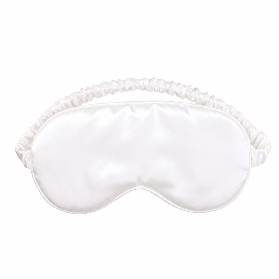 Silk Sleep Mask product photo on bedding